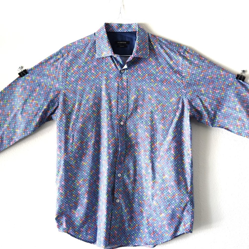 Bugatchi - Long Sleeve Button Up Shirt